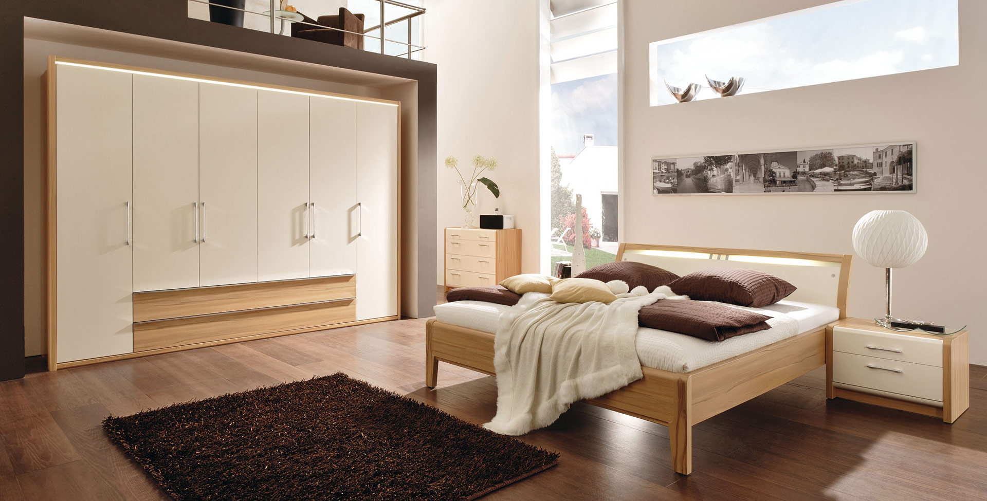 Luxurious and creative Bedroom systems made to measure